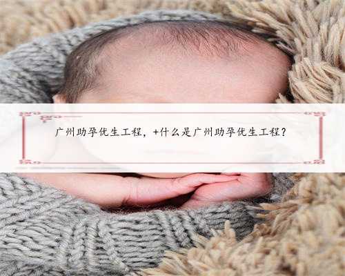 广州助孕优生工程， 什么是广州助孕优生工程？