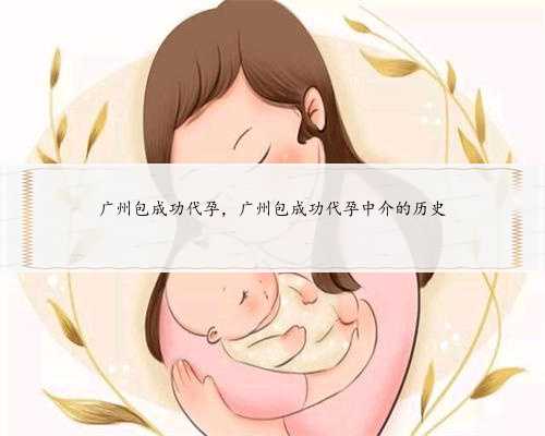 广州包成功代孕，广州包成功代孕中介的历史