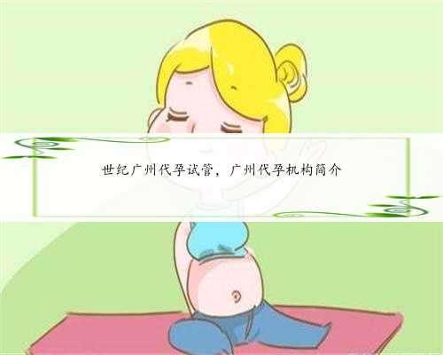 世纪广州代孕试管，广州代孕机构简介