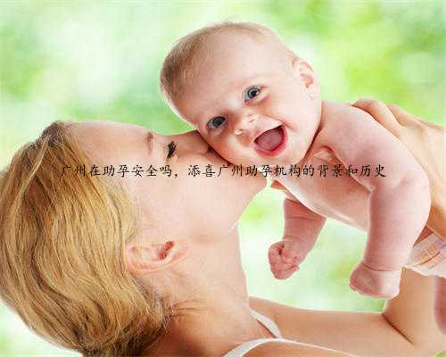 广州在助孕安全吗，添喜广州助孕机构的背景和历史